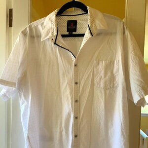 Men's Button Up Short Sleeve Shirt from Mexico